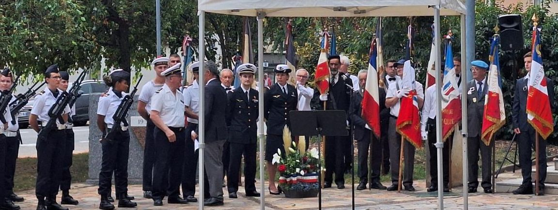 La cérémonie à Villefranche